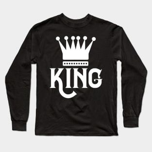 King Queen Couple Matching Long Sleeve T-Shirt